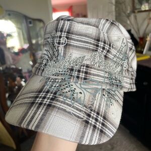 Vintage Y2K Harley Davidson bedazzled hat